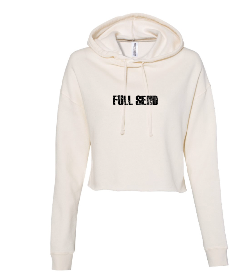 Full Send Crop Hoodie
