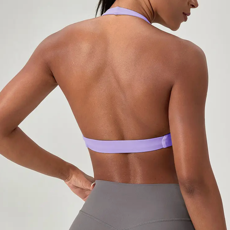 Allstar Twist Front Halter Sports Bra